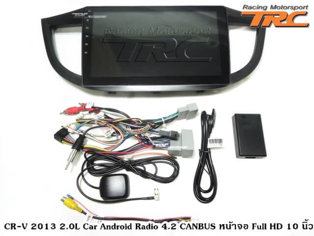 2.0L Car Android Radio 4.2 CANBUS CR-V 2013 หน้าจอ Full HD 10 นิ้ว 